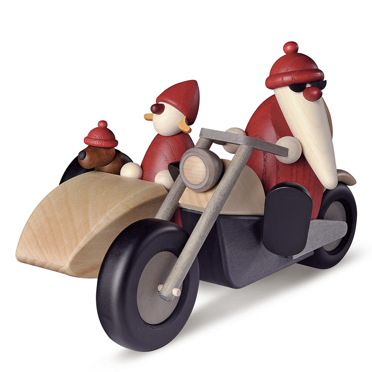 6540_Weihnachtsmann mit Motorrad doppel